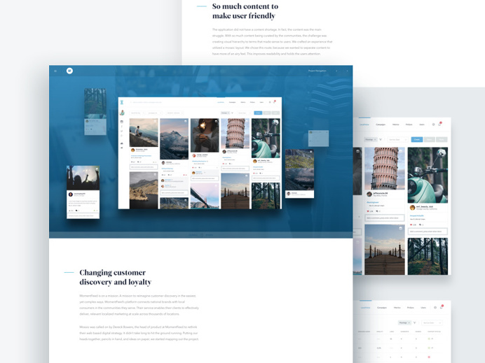 Mossio Website by Corey Haggard