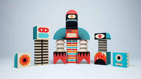 Stack and Scare! by Invisible Creature via #grainedit