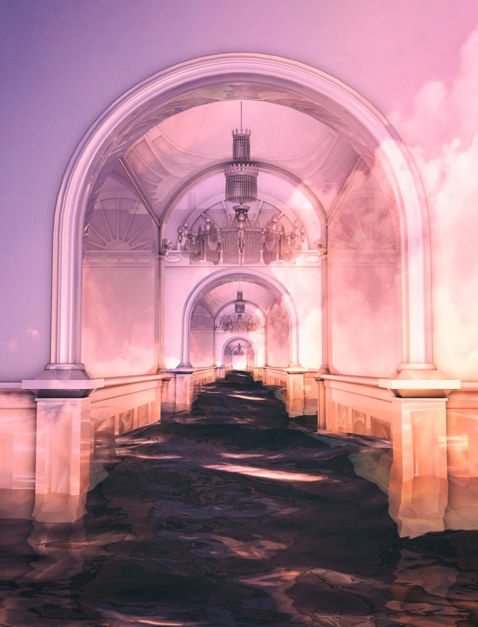 👼🏼 Artwork by Quentin Deronzier #artwork #gradient #aesthetic