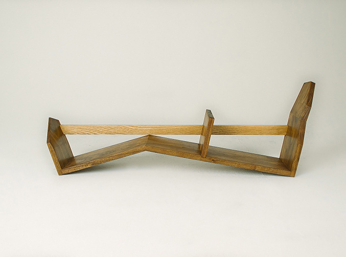 Book Shelf Soviet '70 Fly Massive Millworks #shelf #rack #walnut #interior #decor #wall #wood #book #woodworking #modernism