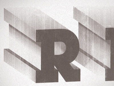 Dribbble - Poster to be by kellianderson #lubalin #bezel #texture
