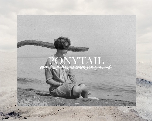 ponytail - alessandra tassera #logo #photography #poster #typography