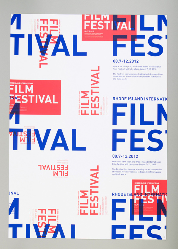 rhode island international film festival on RISD Portfolios #poster #typography