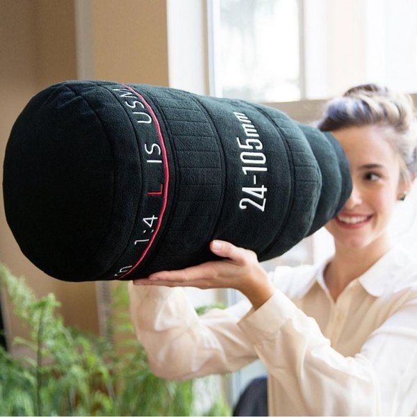 Plushtography Camera Lens Pillows #tech #gadget #ideas #gift #cool