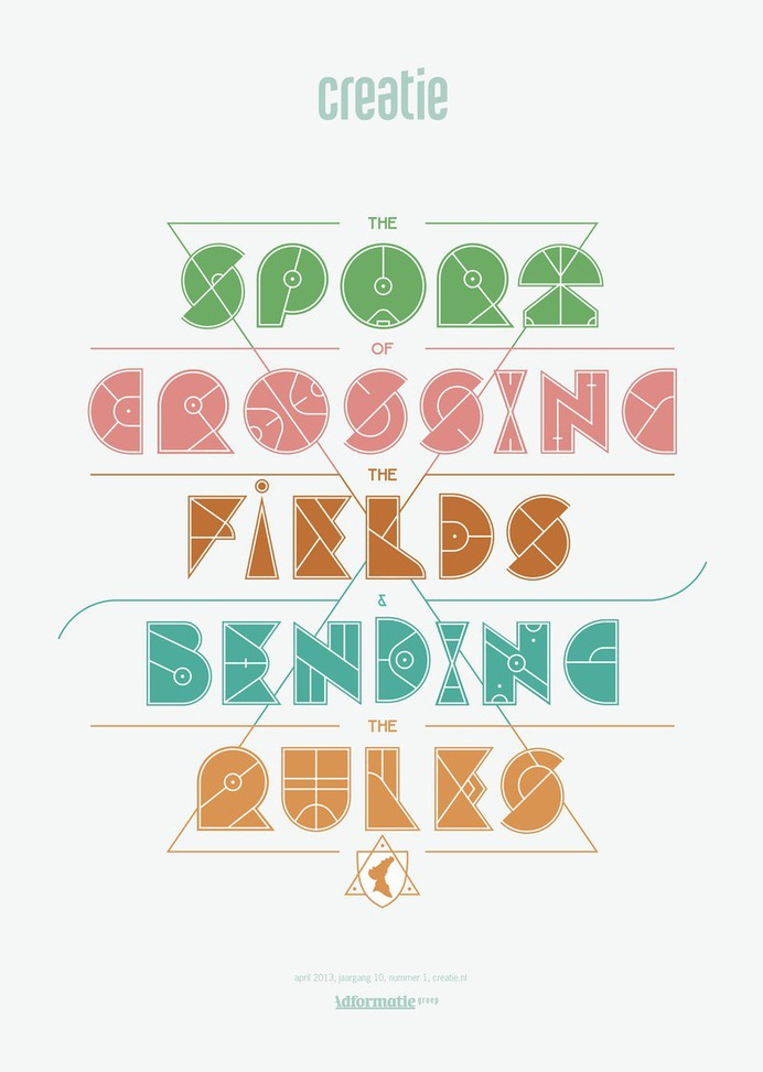 Poster creatie crossing and bending