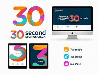 30SP branding deck #iconset #branding #icon #icons #texture #ui #identity #web #logo #colour