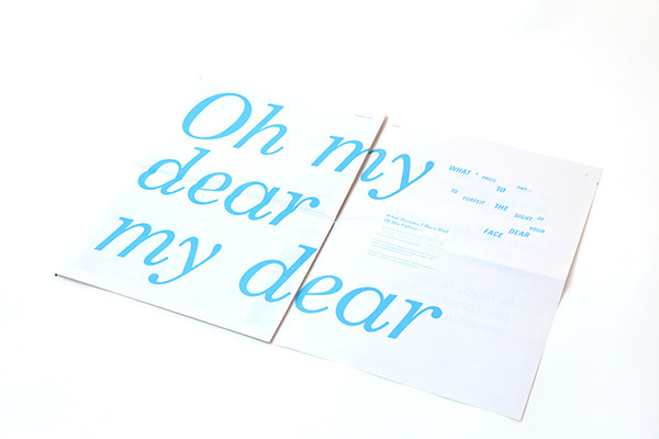 To My Widow - Jay Borrelli #newspaper #print #cyan