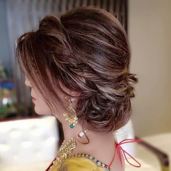 Stylish Woven Messy Bun