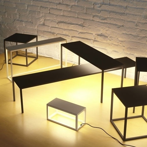 Dezeen » Blog Archive » BlancoWhite by Estudi Arola for Santa & Cole #lamp #table