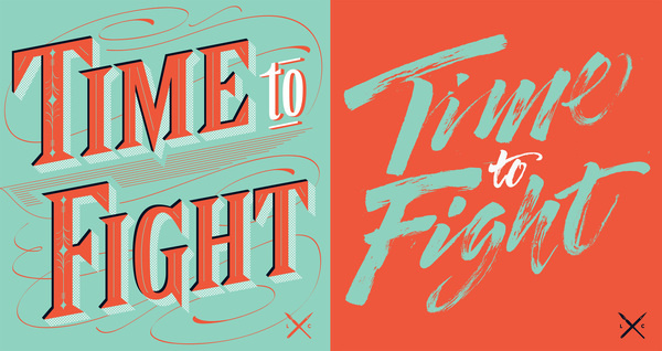 Lettering vs Calligraphy, a battle between Martina Flor #calligraphy #lettering #fight