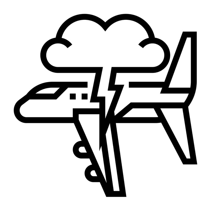 See more icon inspiration related to transportation, airplane, bolt, storm, plane, lightning, weather, cloud, nature, travel and transport on Flaticon.