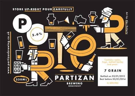 Partizan Brewing Labels #packaging #beer #label #bottle
