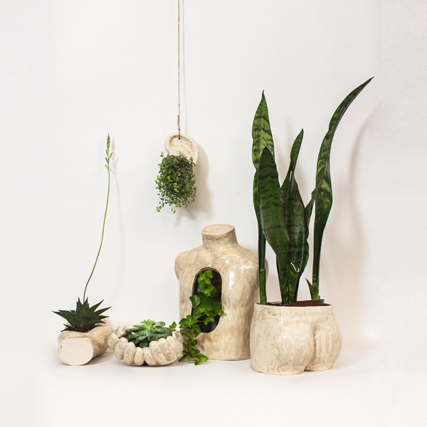 https://www.behance.net/gallery/16113197/Underground #flowerpot #ceramics #body #planter
