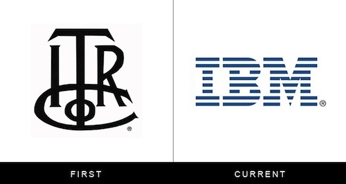Logos Of Famous Brands, Then And Now DesignTAXI.com #logo #branding