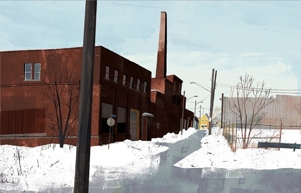 clark+factory.jpg (JPEG Image, 900 × 578 pixels) #paint #christoph #illustration #jamey