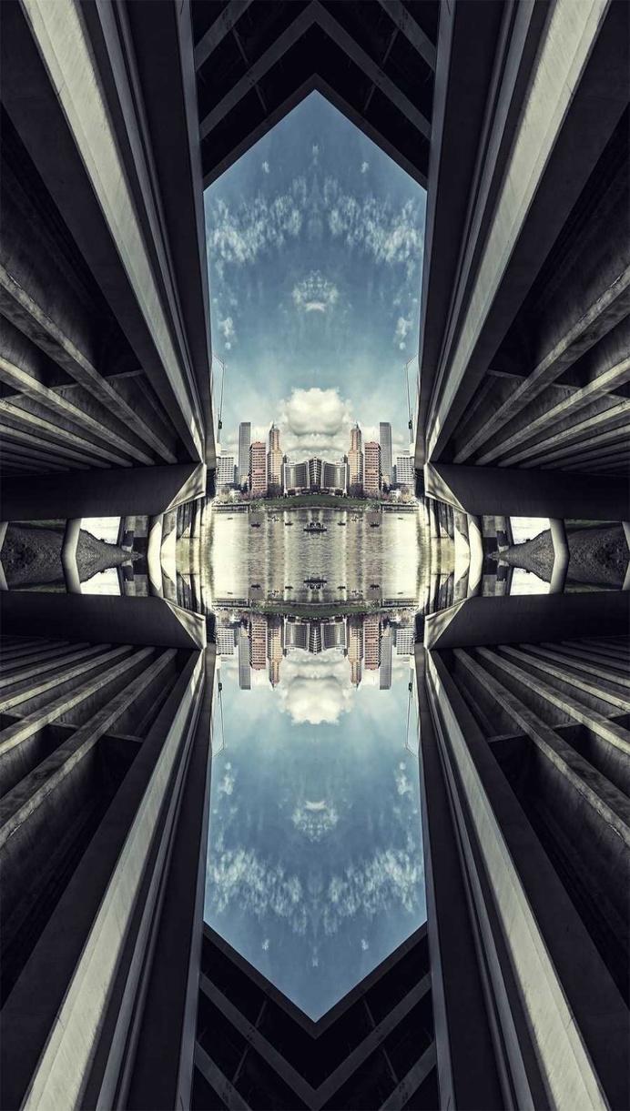 Roadschachs: Stunning Bridges of Portland by David McLaughlin