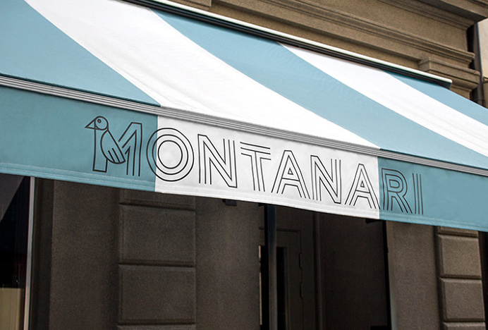 Trattoria Montanari by Twenty-Five Art House #logotype #typography #tent