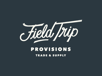 Field Trip Logo Design #logo #branding #logodesign #minimal #vintage #kronebergerdesign #identity #graphicdesign