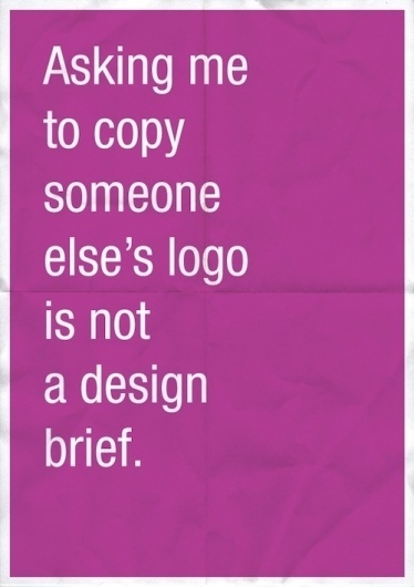 'Confessions Of A Designer', What Goes On In A Designer's Mind - DesignTAXI.com #quote #type #poster