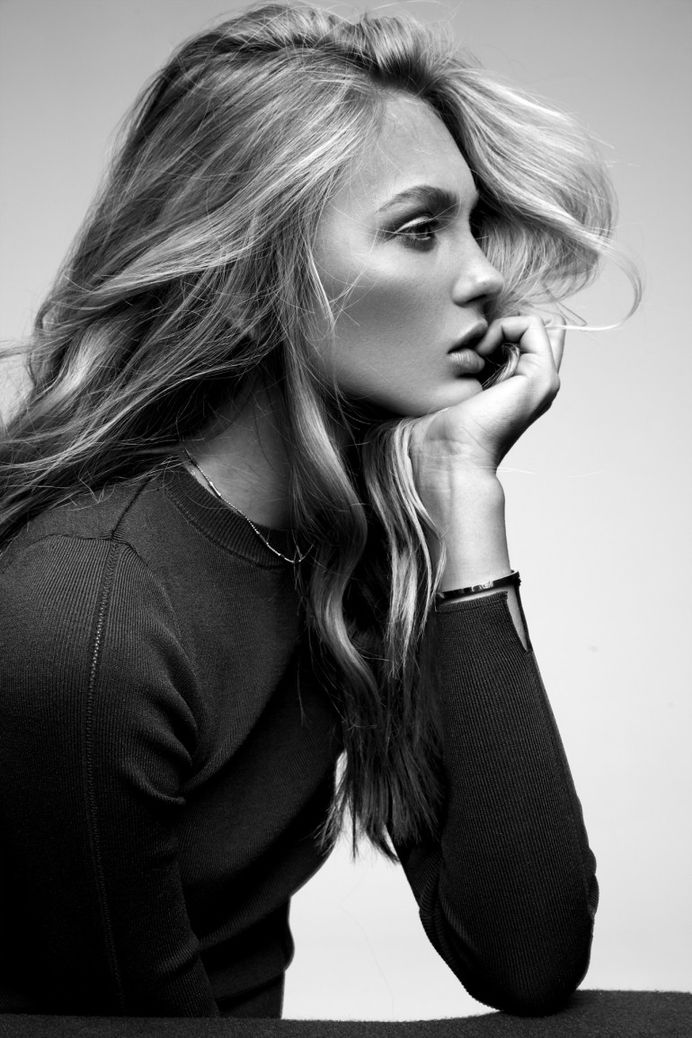 Romee Strijd photographed by Migjen Rama