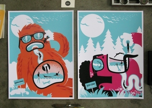 Shaun Lind is Creative #monsters #posters #summer