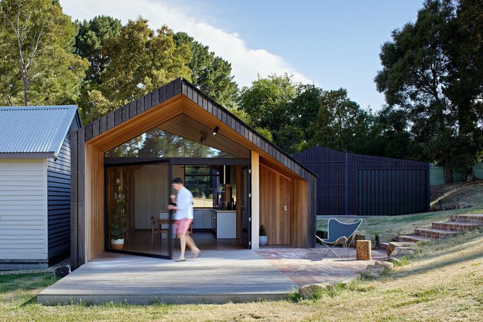 Modern Timber-Clad Addition, Limerick House, Solomon Troup Architects