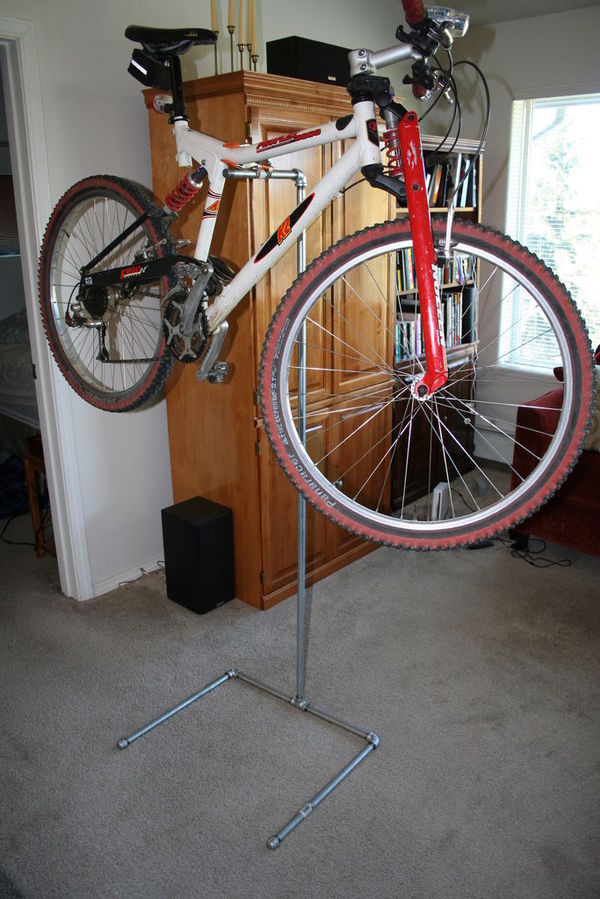 Stand with bike.JPG #diy