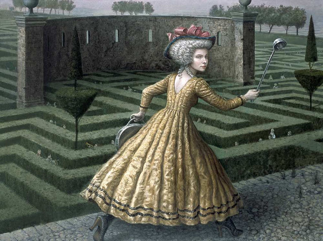 Enigmatic And Dreamlike Oil Paintings by Mike Worrall