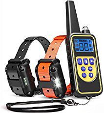 Dog Training Collar, iSPECLE Waterproof Rechargeable 2600ft Remote Dog Shock Collar
