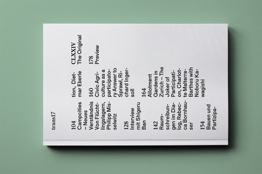 Trans 17, ten different covers | Studio Reizundrisiko, Contemporary Graphic Design, Switzerland #same #content #ten #10 #different #covers #cover #architecture