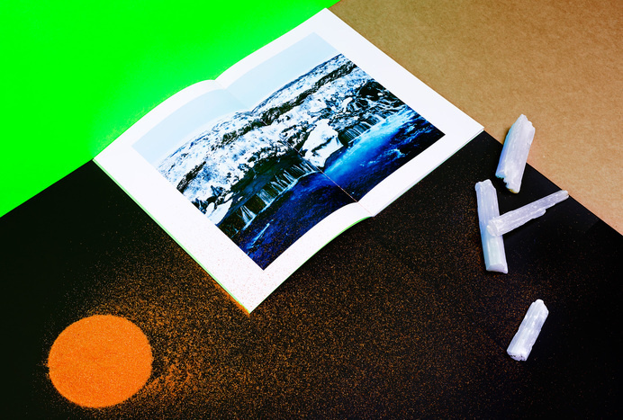 duo d uo | creative studio | She is Frank – Fire & Ice #emboss #design #publication #landscape #photography #fashion #fluro #green