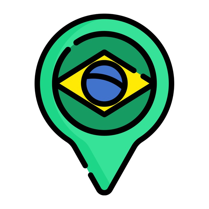 See more icon inspiration related to brazil, maps and location, map pointer, map point, map location, placeholder, flag, pin, interface and signs on Flaticon.