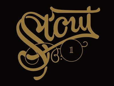 Stout01 #lettering