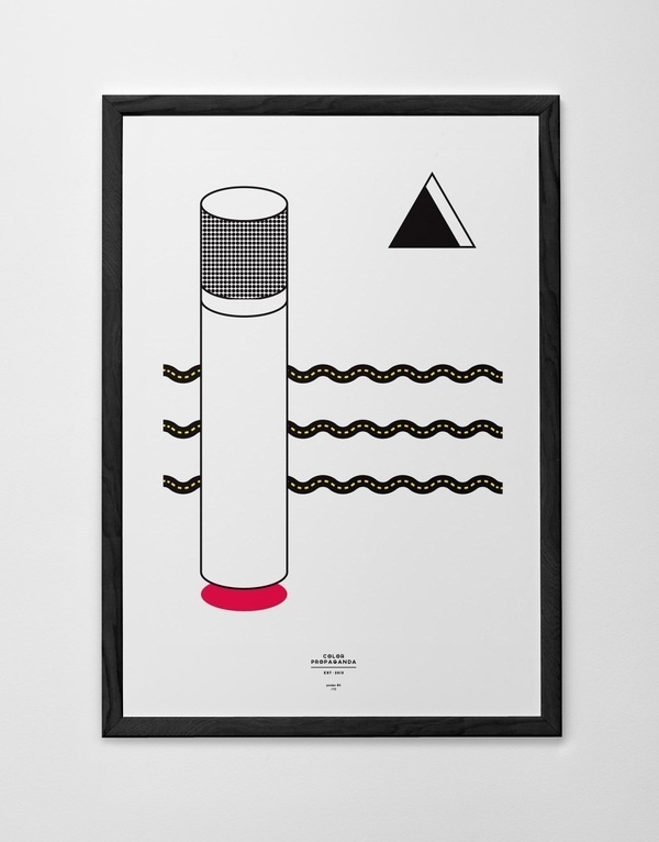 Color Propaganda Poster Marco Oggian #mark #rochure #monogram #poster #logo