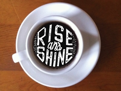 Coffee Talks #lettering #letters #shine #drawn #rise #coffee #type #hand #typography