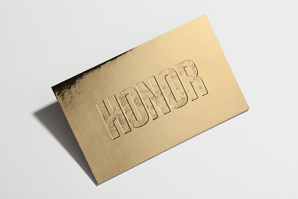 Honor #invite #goldfoil #hightide #honor #deboss #gold #hightidecreative #fashion