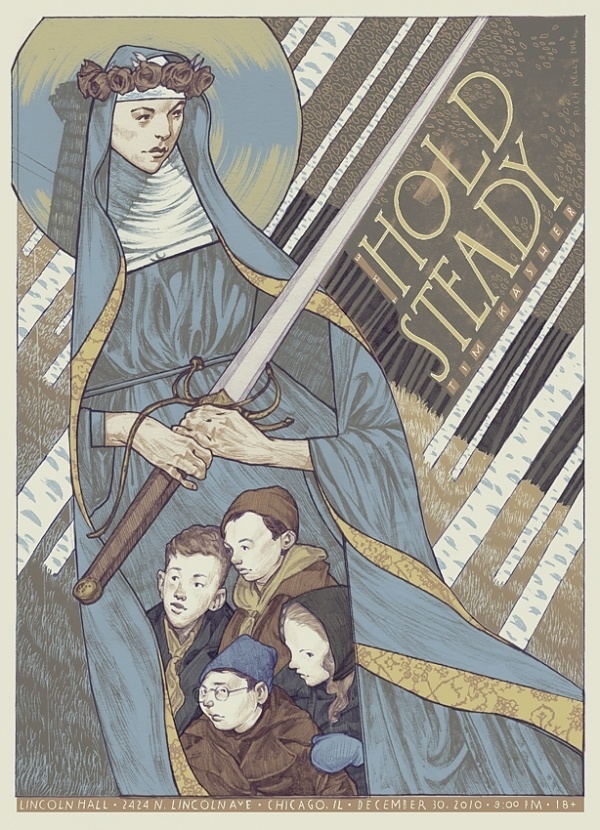 The Hold Steady - Portfolio #rich #steady #kelly #poster #hold