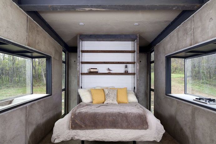 Unconventional Cabin with a Strongly Scandinavian Aesthetic: Lost Whiskey Cabin 4