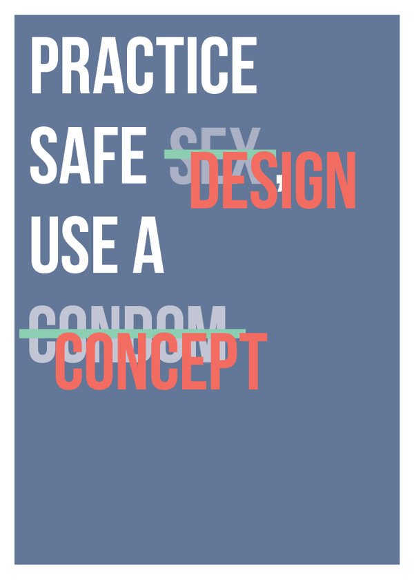 Graphic Design Pun Cards on Behance #design quotes #poster
