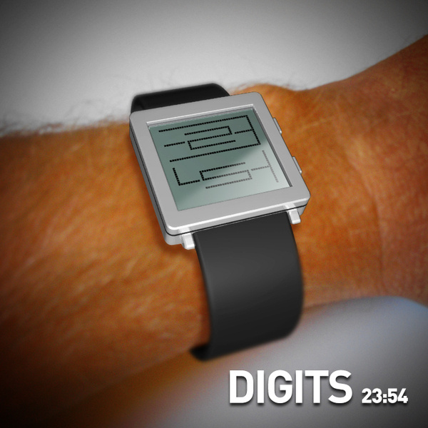 DIGITS Watch #tech #amazing #modern #innovation #design #futuristic #gadget #ideas #craft #illustration #industrial #concept #art #cool