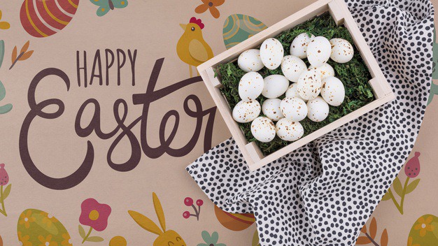 Happy easter day Free Psd. See more inspiration related to Flower, Mockup, Floral, Typography, Spring, Leaves, Celebration, Happy, Font, Holiday, Mock up, Easter, Plant, Drawing, Religion, Egg, Painting, Lettering, Traditional, Cloth, Test, View, Up, Happy easter, Day, Top, Top view, Eggs, Cultural, Tradition, Mock, Seasonal and Paschal on Freepik.