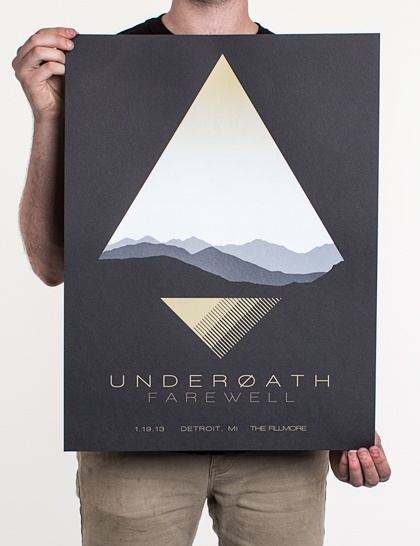 Underoath Farewell Poster Design #music #illustration #underoath #poster