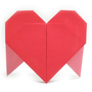 How to make an origami heart with two legs (http://www.origami-make.org/howto-origami-heart.php)