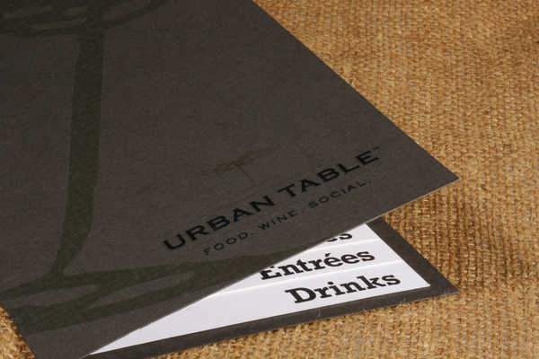 Urban Table: Menu #menu