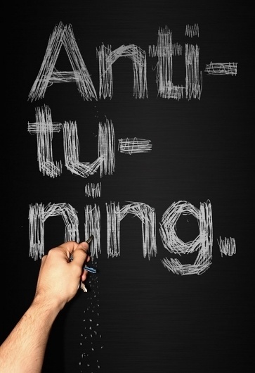 Antituning on the Behance Network #elantidoto #poster #typography