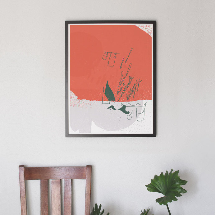 "day fades" 20" x 26" 3 color screenprint #screenprinted #screen #poster #silk
