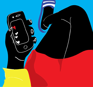 The instagram affair #fitza #illustration