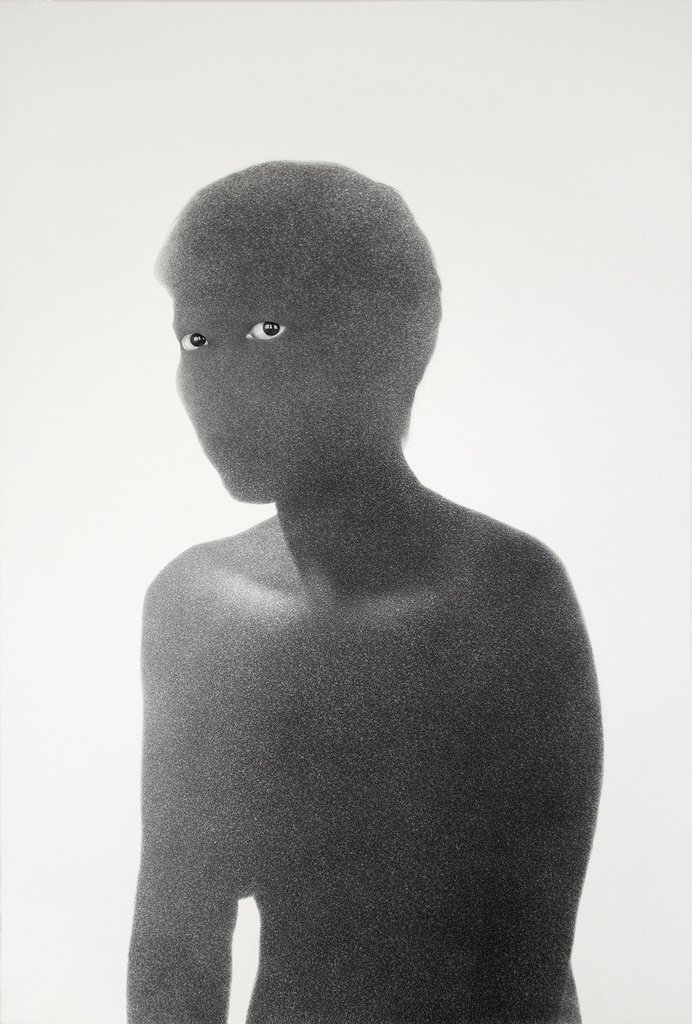 25_whaticantsee.jpg #charcoal #illustration #wall #samantha #drawing