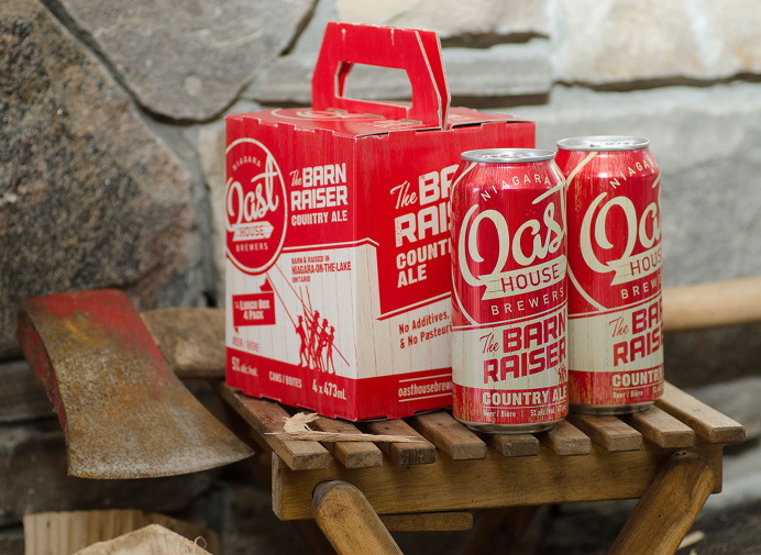 beer, box, package, barn, red, box