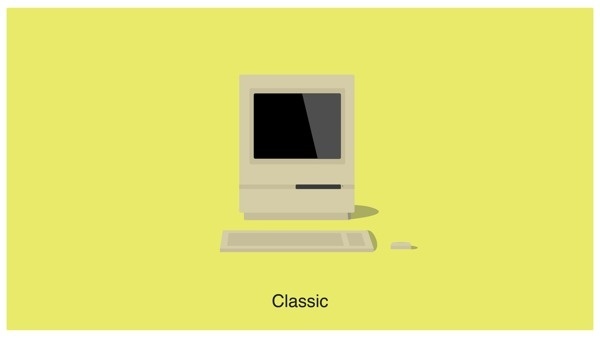 Illustrations Of Every Single Macintosh Computer Ever Created DesignTAXI.com #apple #minimalistic #illustration #imac #mac